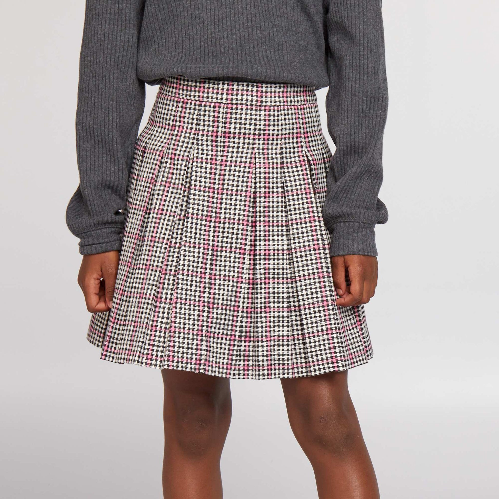 Une Jupe Plissée Jupe Courte 2019 Jupe Courte Plissée Rose – Kiabi