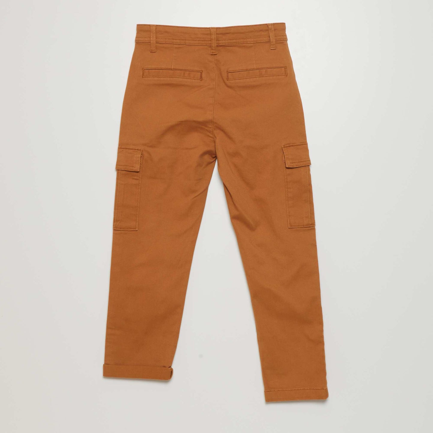 Pantalon multipoches Marron