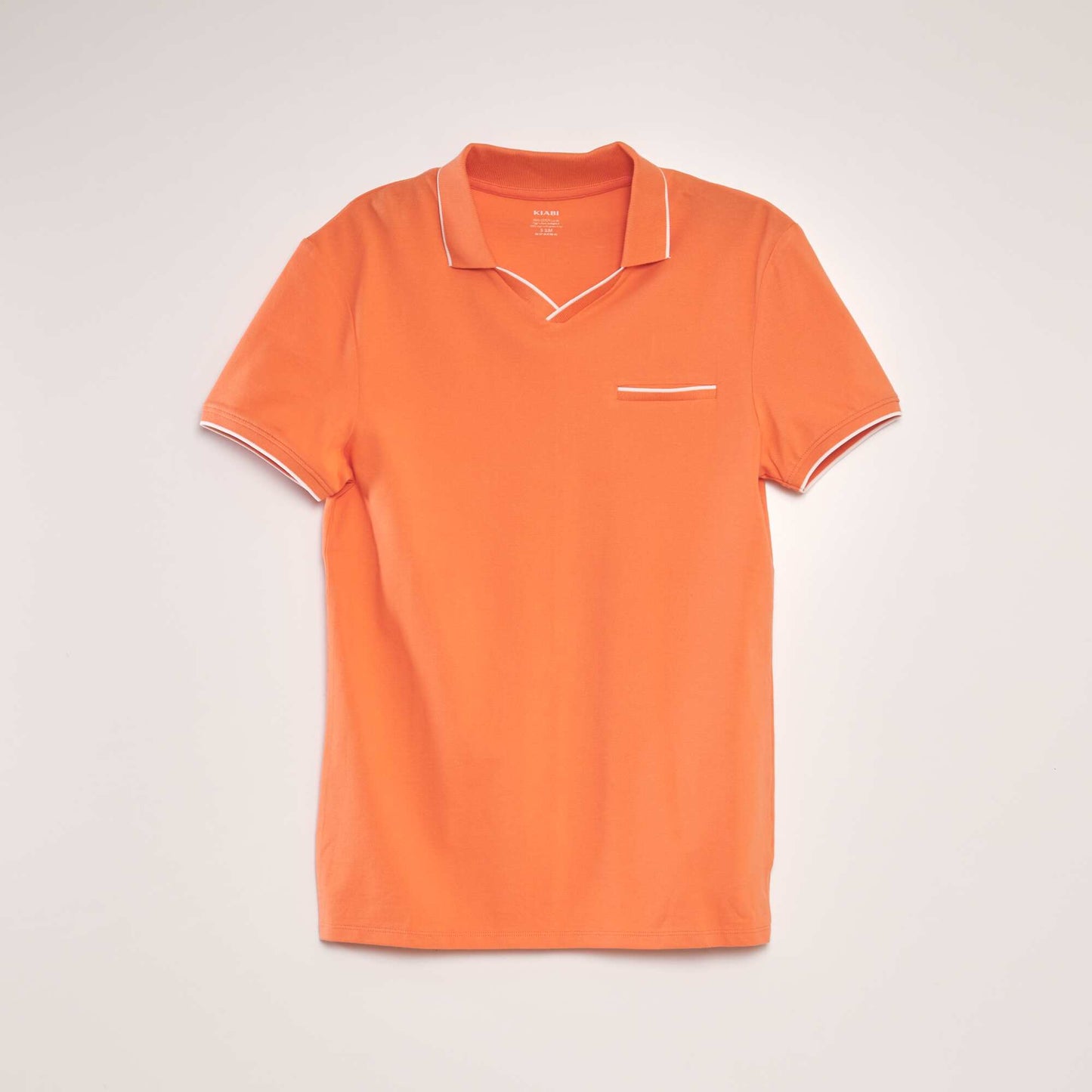 Polo bicolore Orange