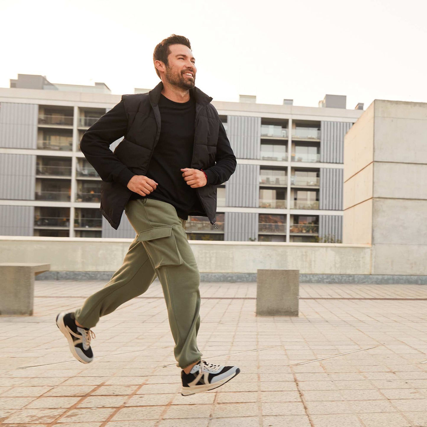 Pantalon de jogging avec poches Vert