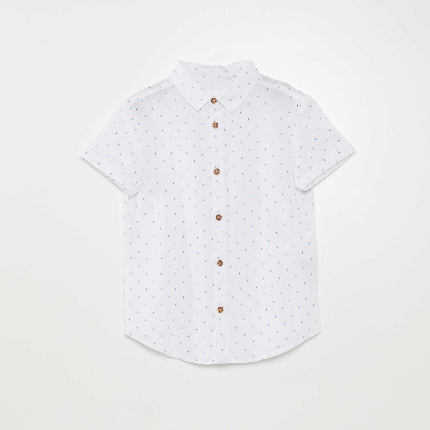 Chemise manches courtes Blanc