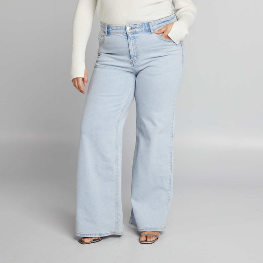 Jean wide leg / large Bleu