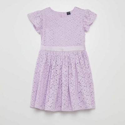 Robe en dentelle de cérémonie Violet