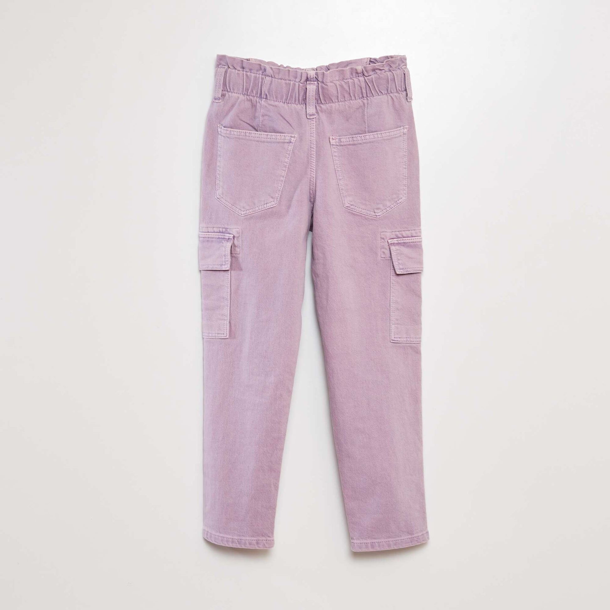 Jean coupe mom MAUVE