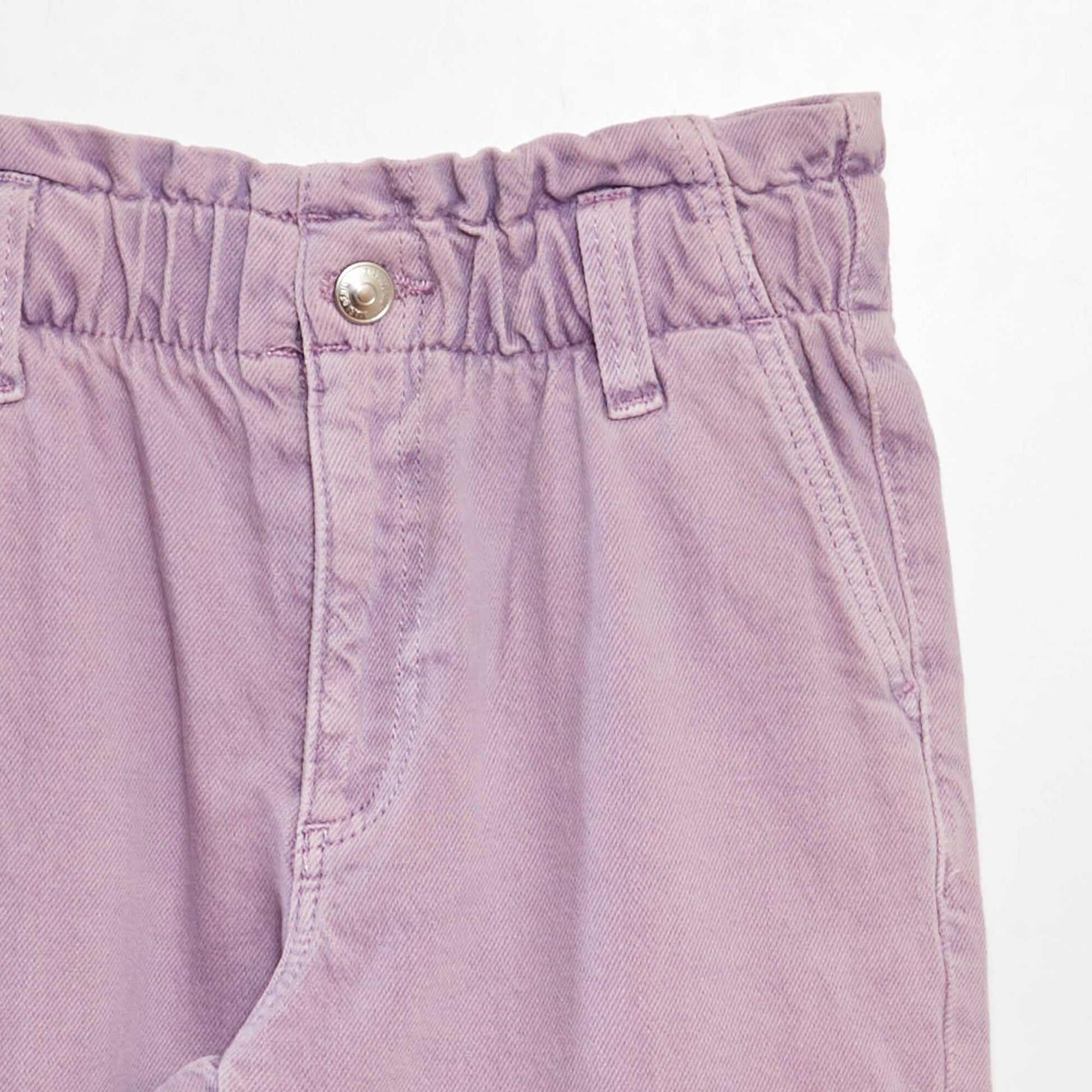 Jean coupe mom MAUVE