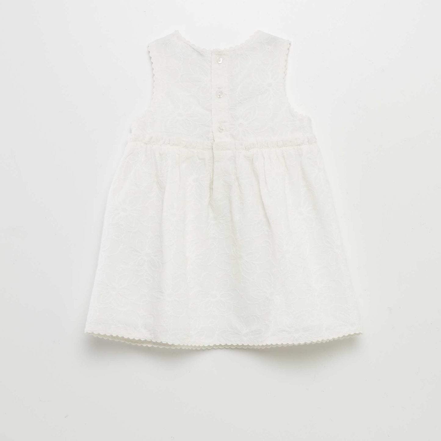 Robe en broderie anglaise blanc