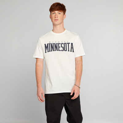 T-shirt imprimé BLANC