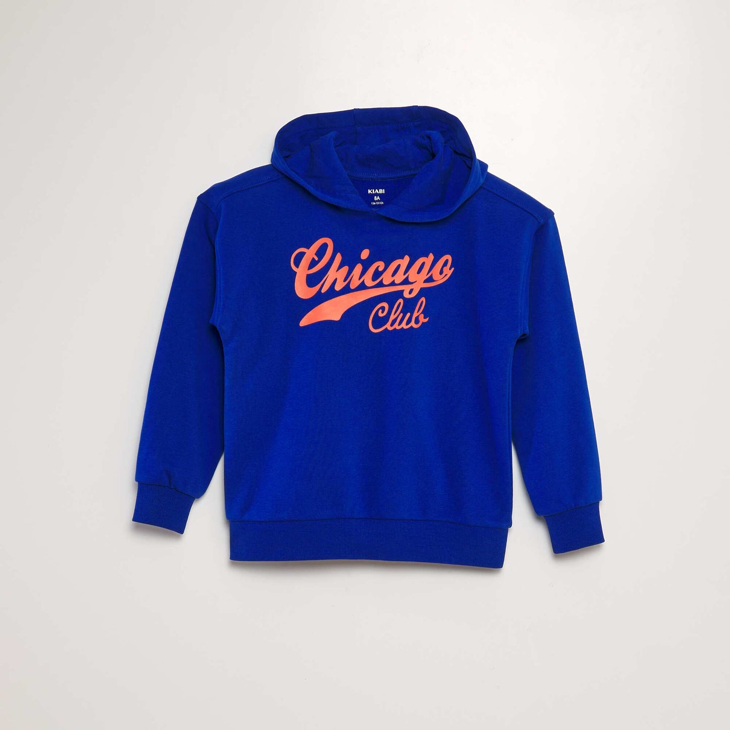 Sweat en molleton avec capuche BLEU