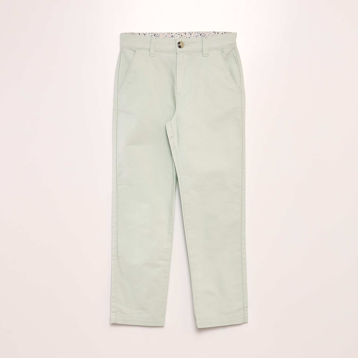 Pantalon chino Vert