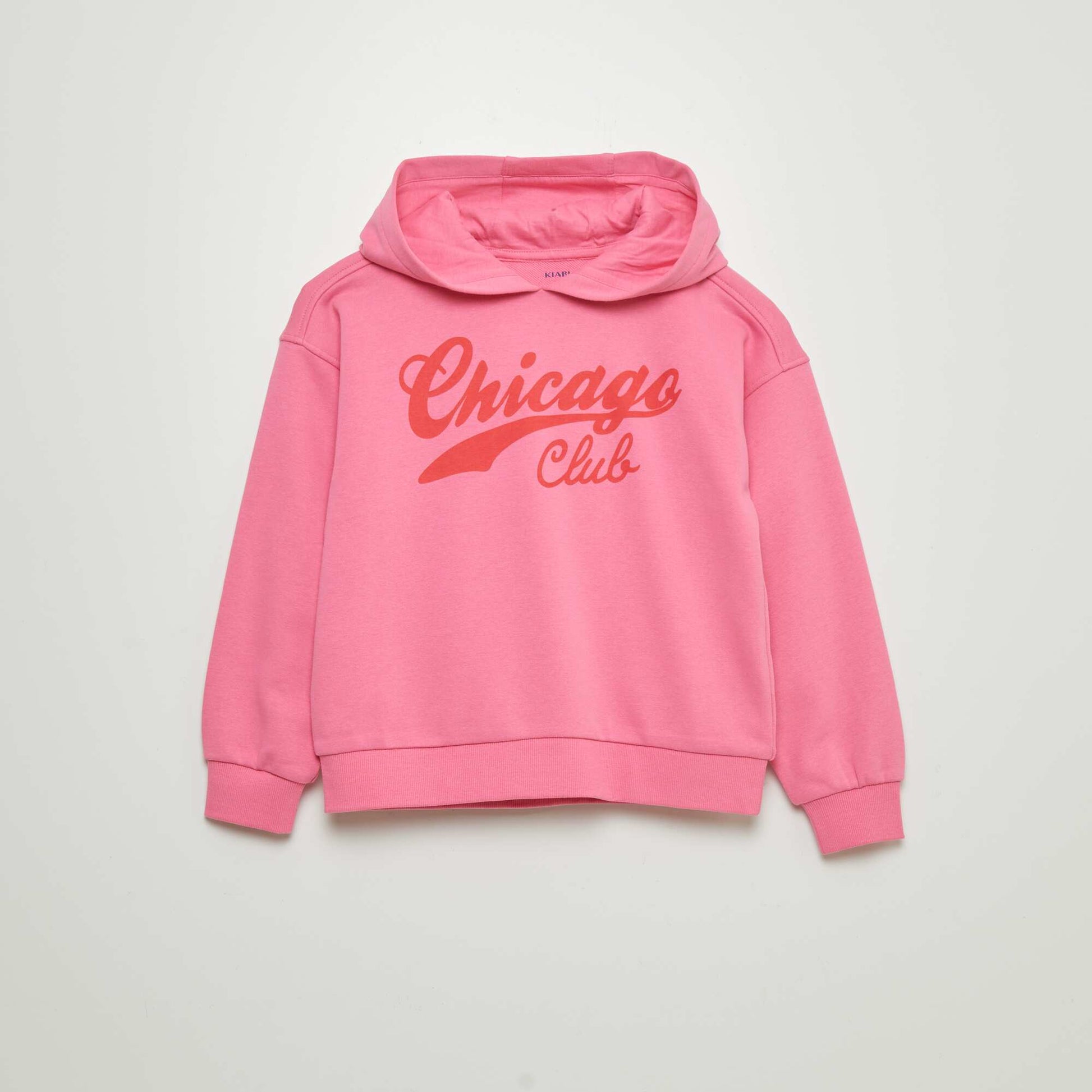 Sweat à capuche avec imprimé ROSE