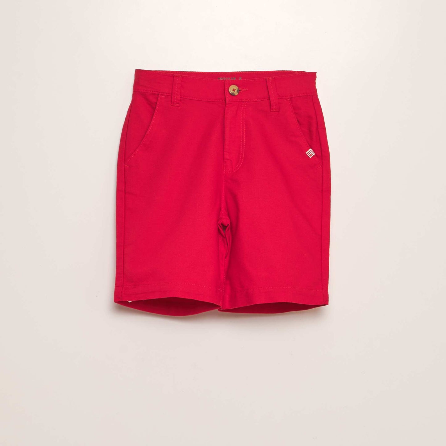 Bermuda chino uni Rouge