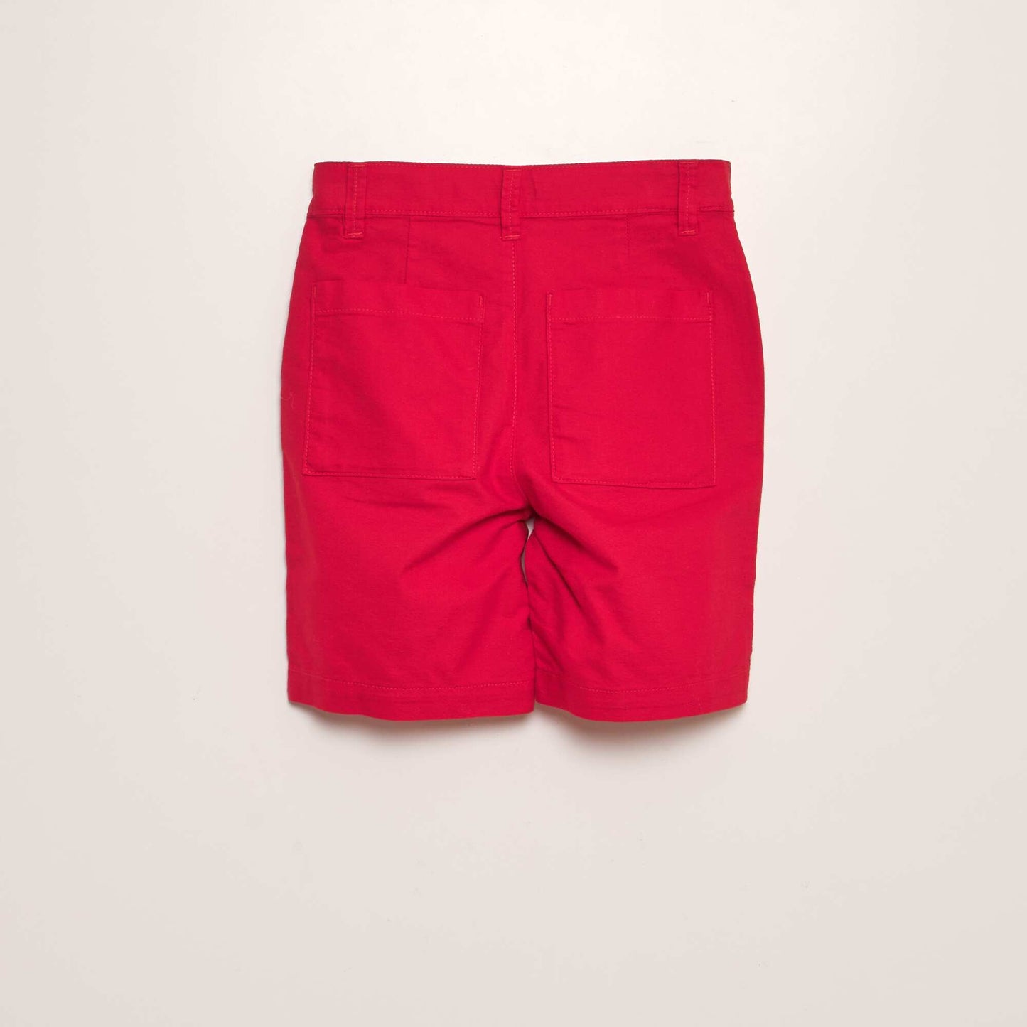 Bermuda chino uni Rouge