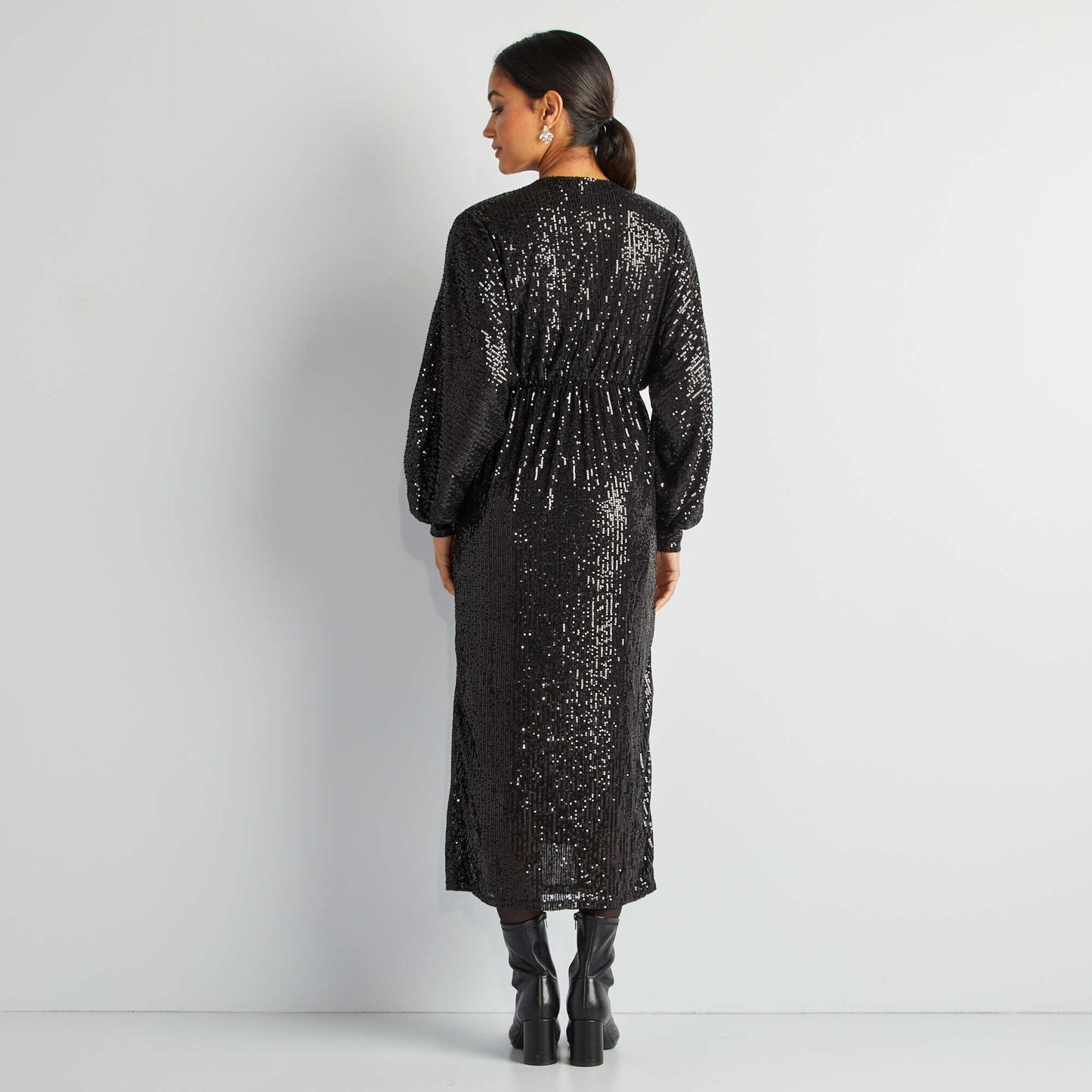 Robe longue de fêtes Noir