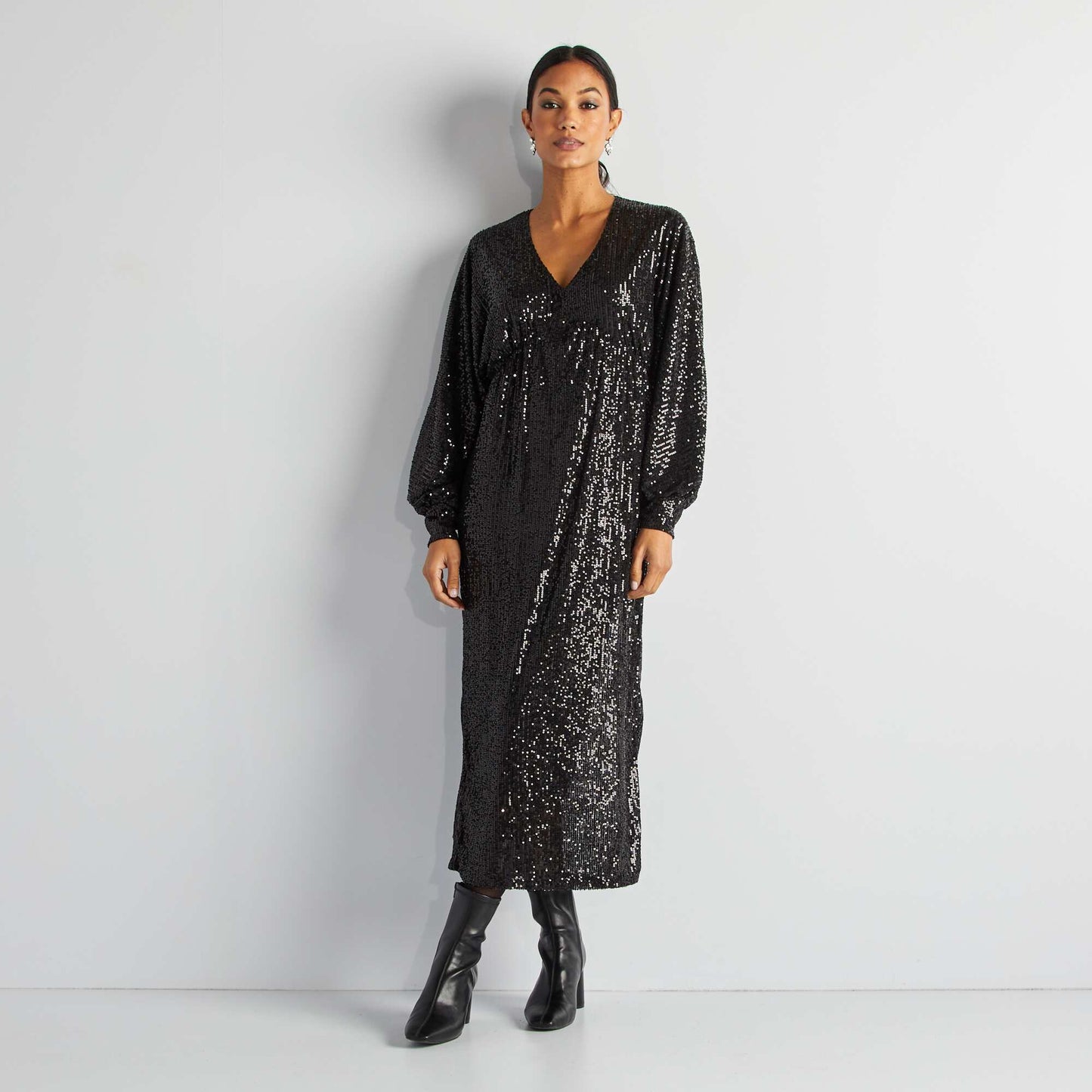 Robe longue de fêtes Noir