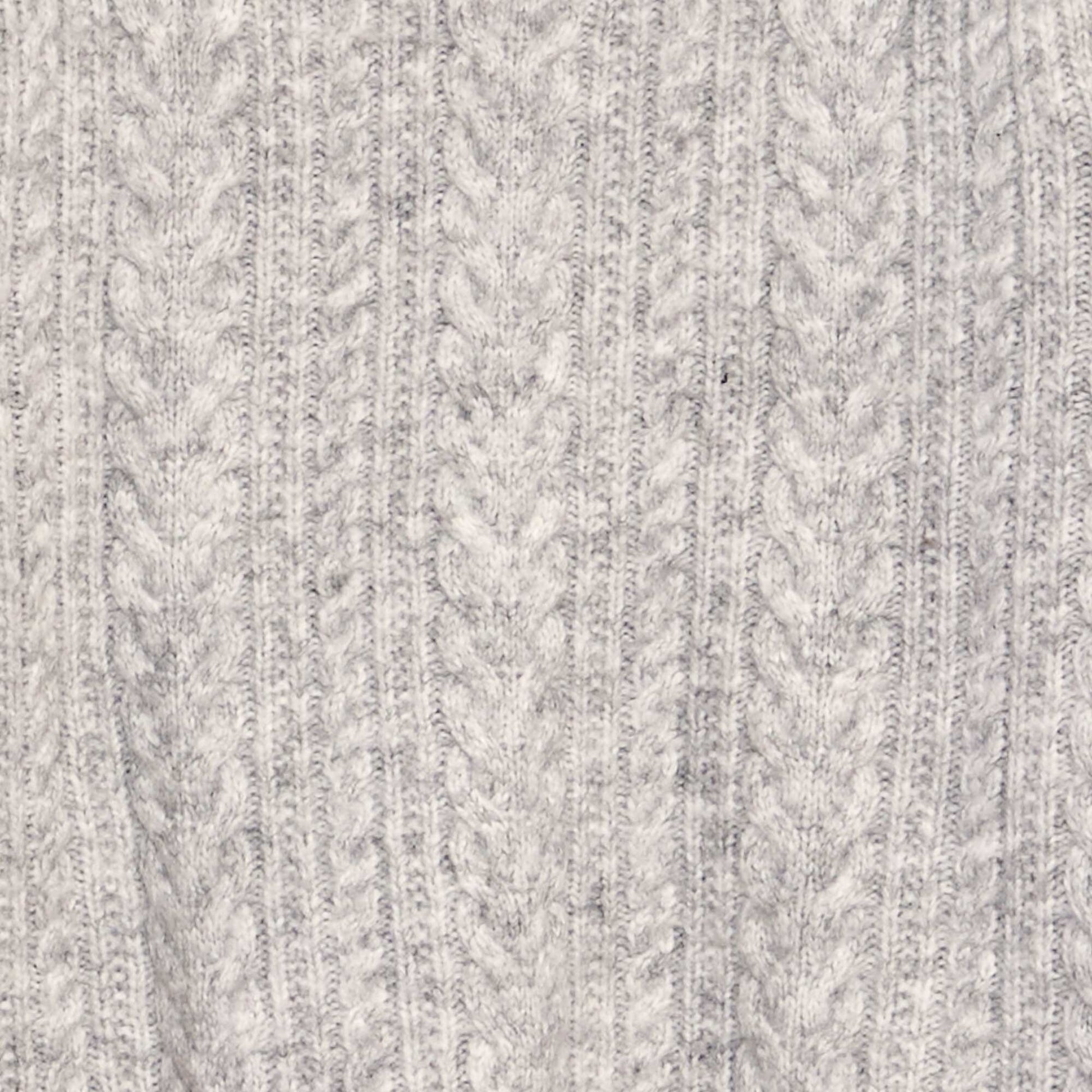 Pull en tricot col rond GRIS