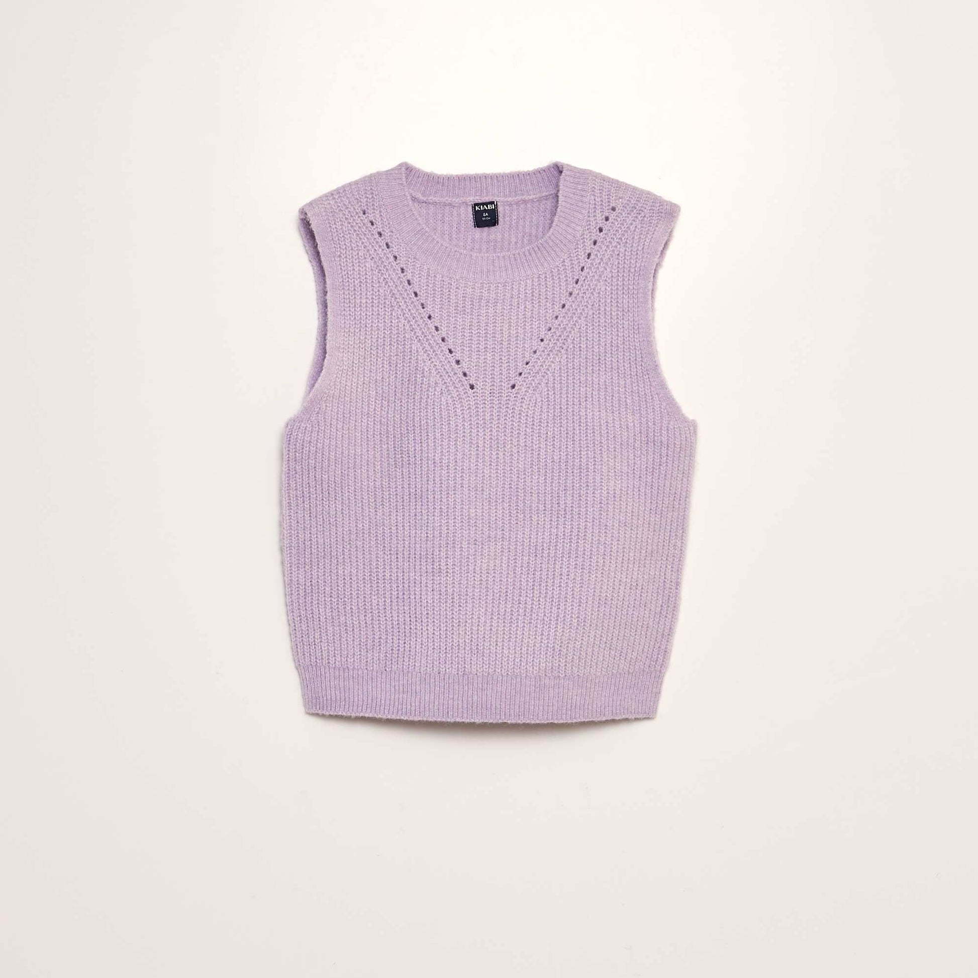 Pull en maille sans manches VIOLET