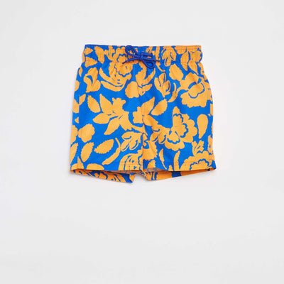 Short de bain à imprimé BLEU