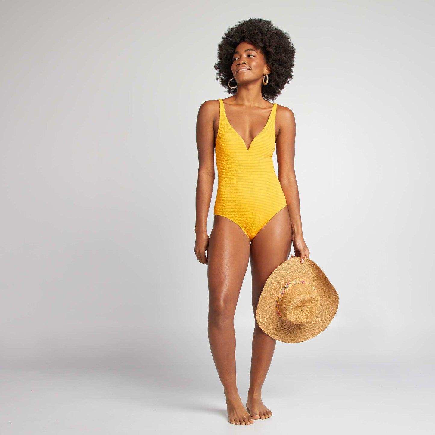 Maillot de bain 1 pièce JAUNE