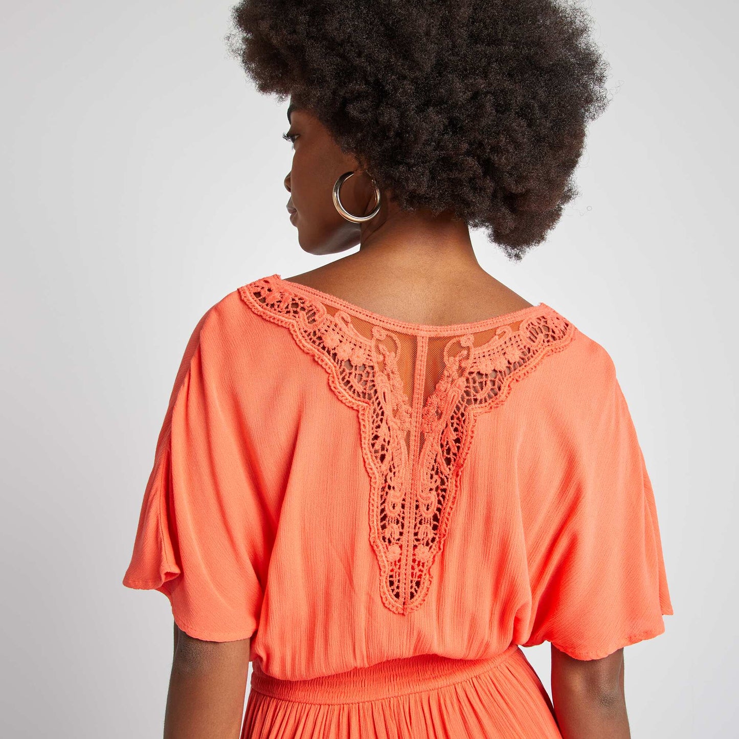 Robe de plage longue ROUGE