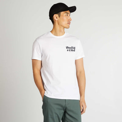 T-shirt imprimé manches courtes BLANC