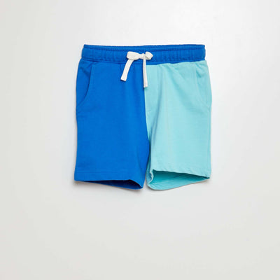 Bermuda léger en French Terry BLEU