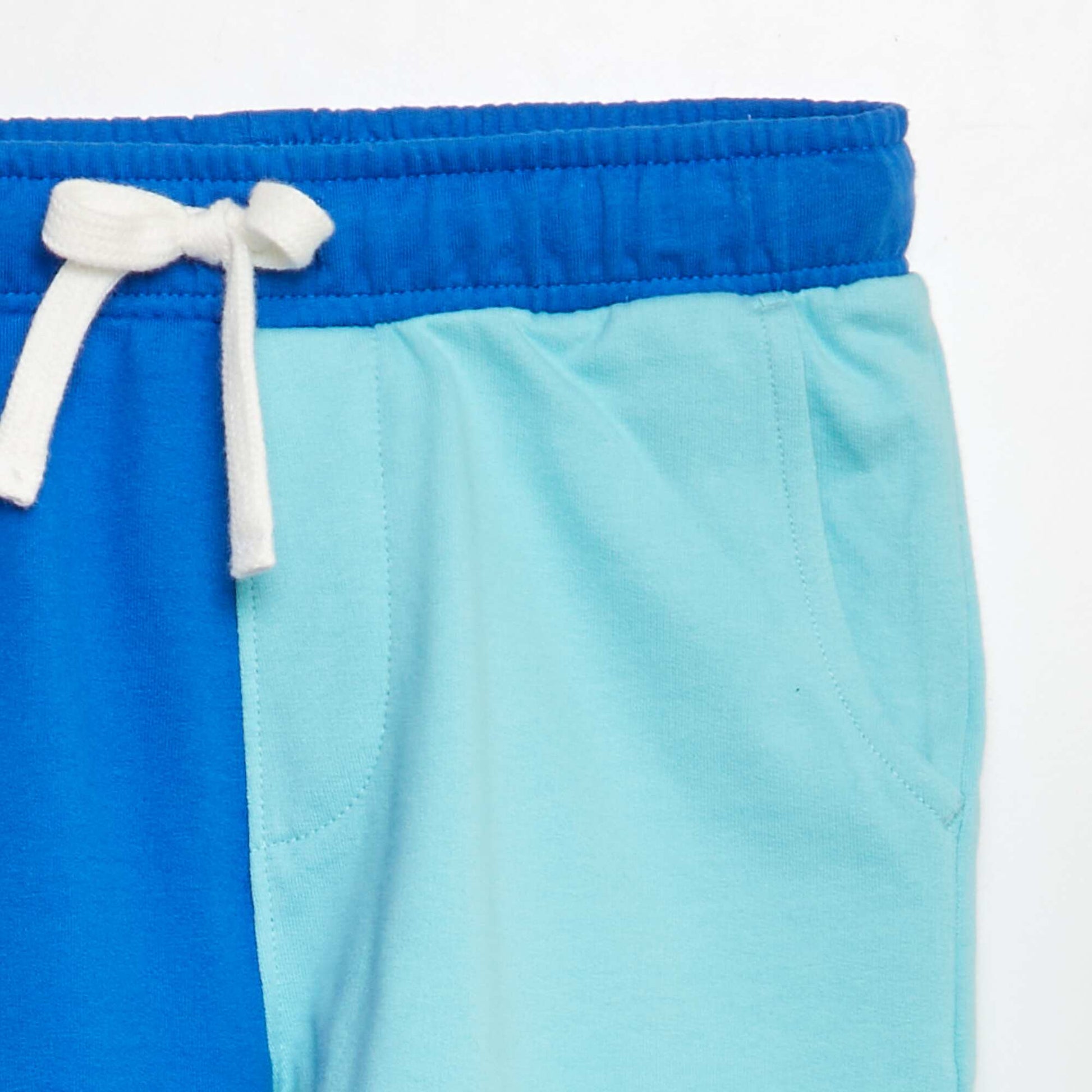 Bermuda léger en French Terry BLEU
