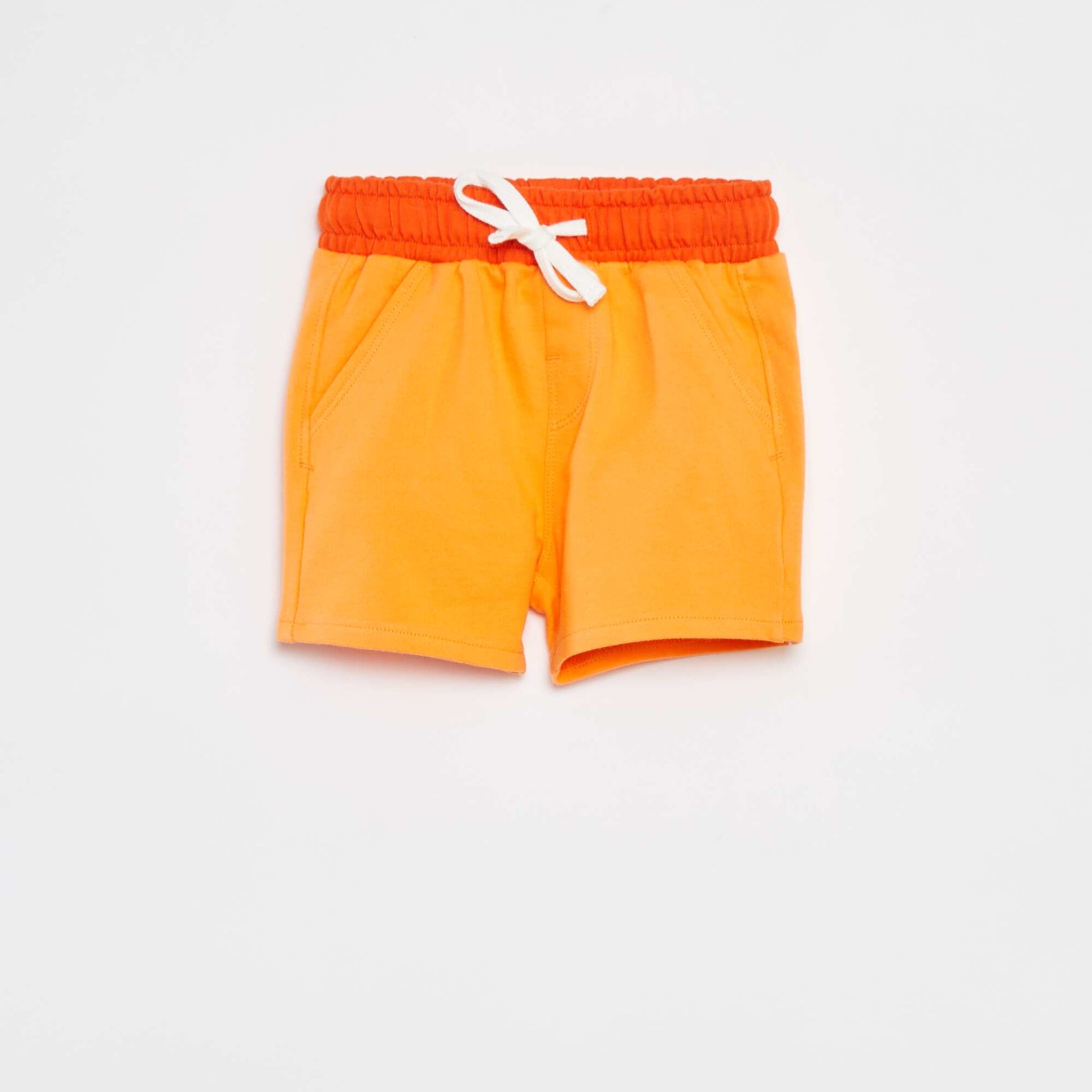 Short en molleton léger ORANGE