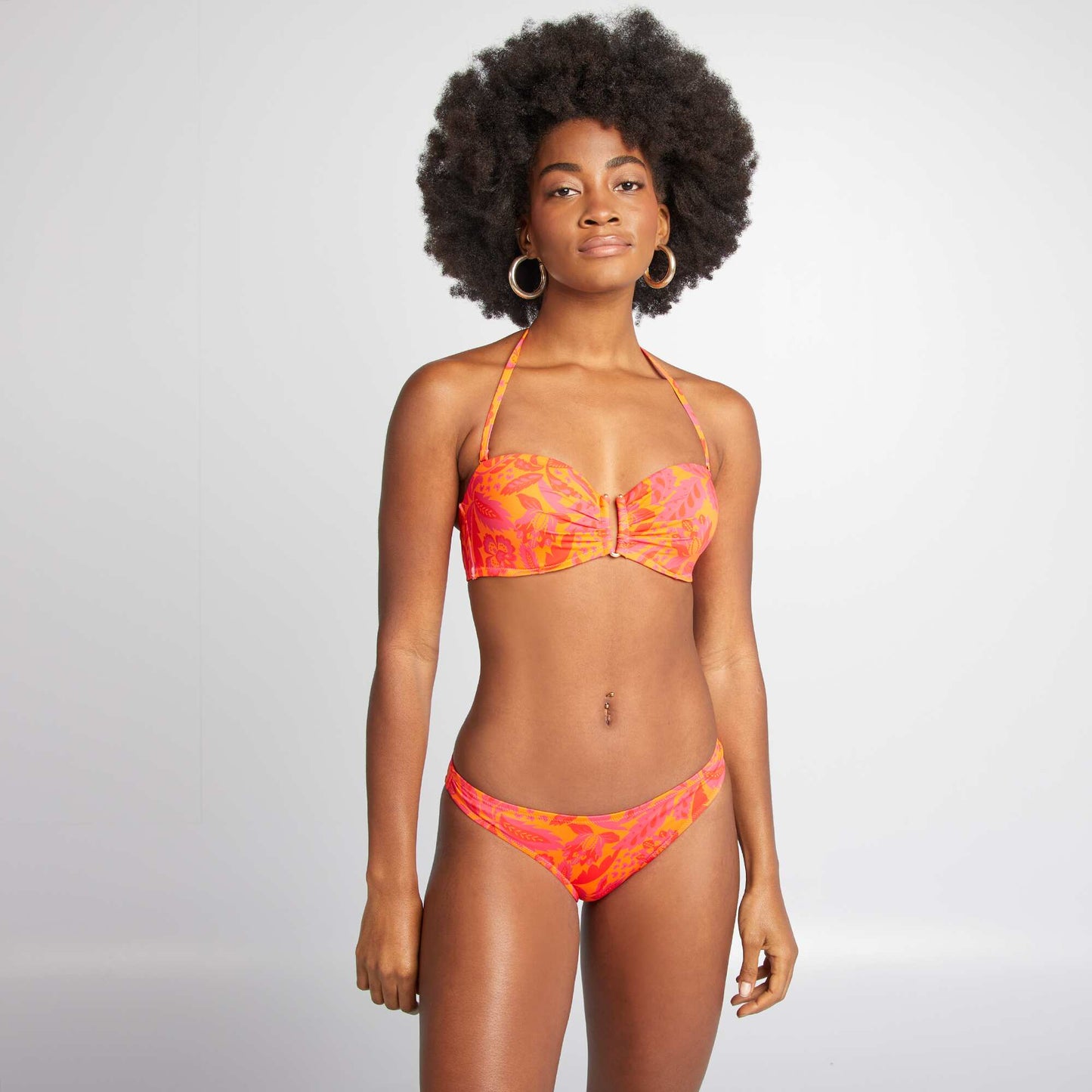 Soutien-gorge de bain à motif ORANGE