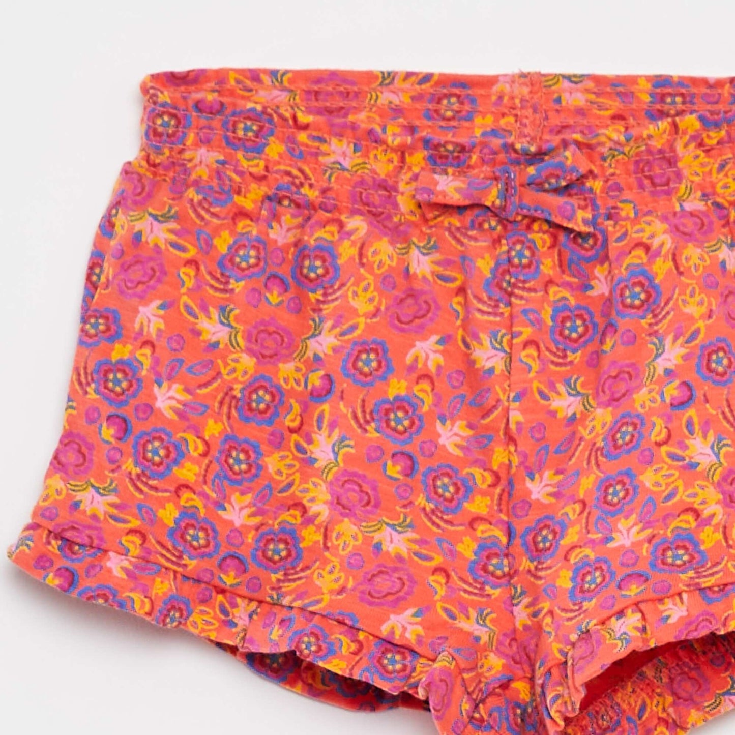 Short en jersey à imprimé ORANGE