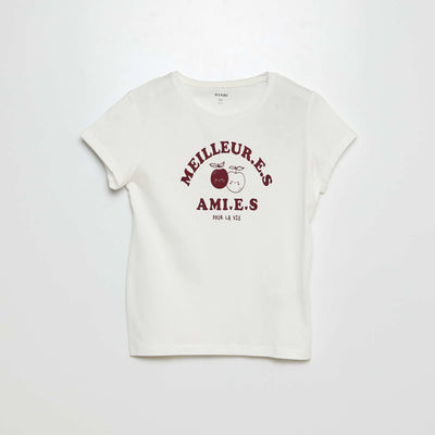 T-shirt en maille jersey imprimé BEIGER