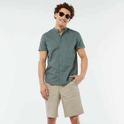 Bermuda en twill uni GRIS