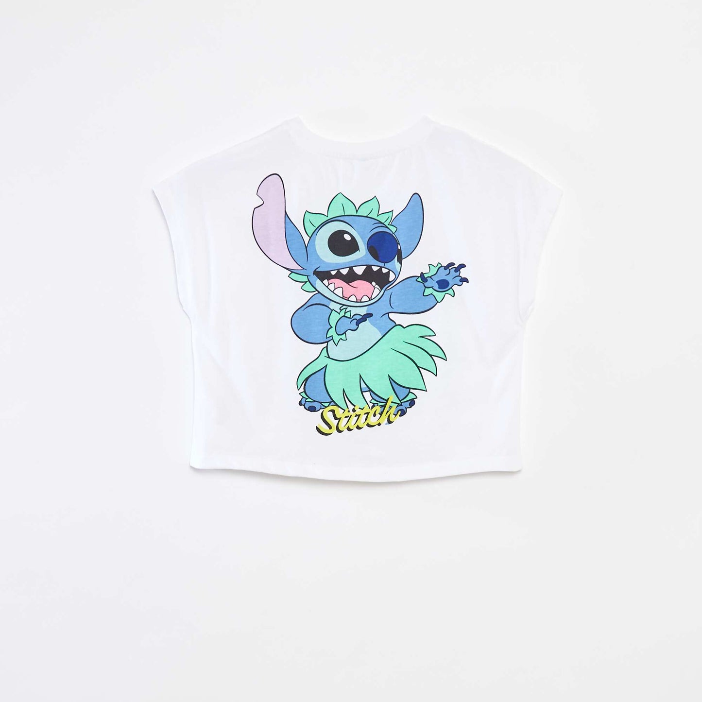 Tee-shirt manches courtes 'Stitch' BLANC