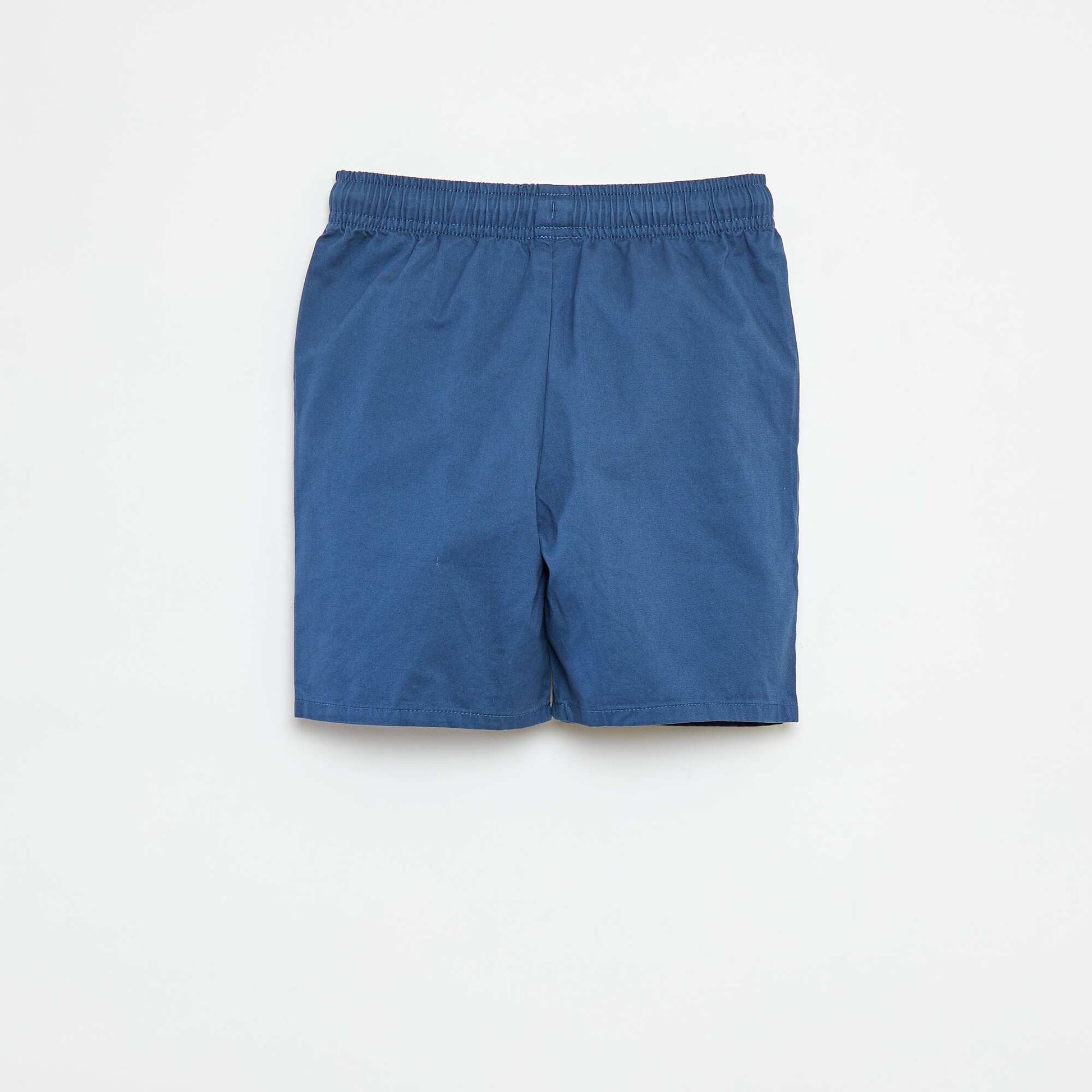 Bermuda type chino uni BLEU
