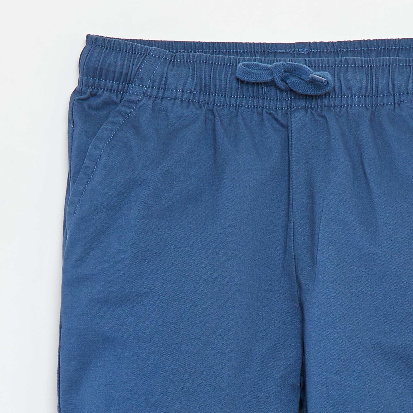 Bermuda type chino uni BLEU