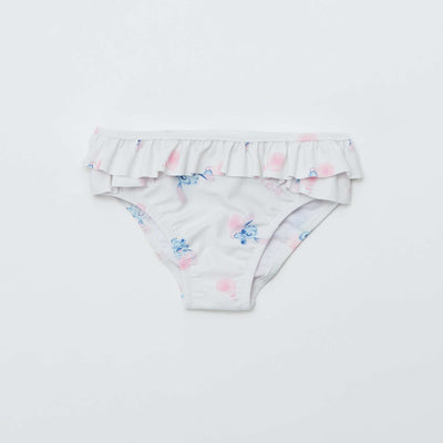 Culotte de bain volantée 'Stitch' BLANC