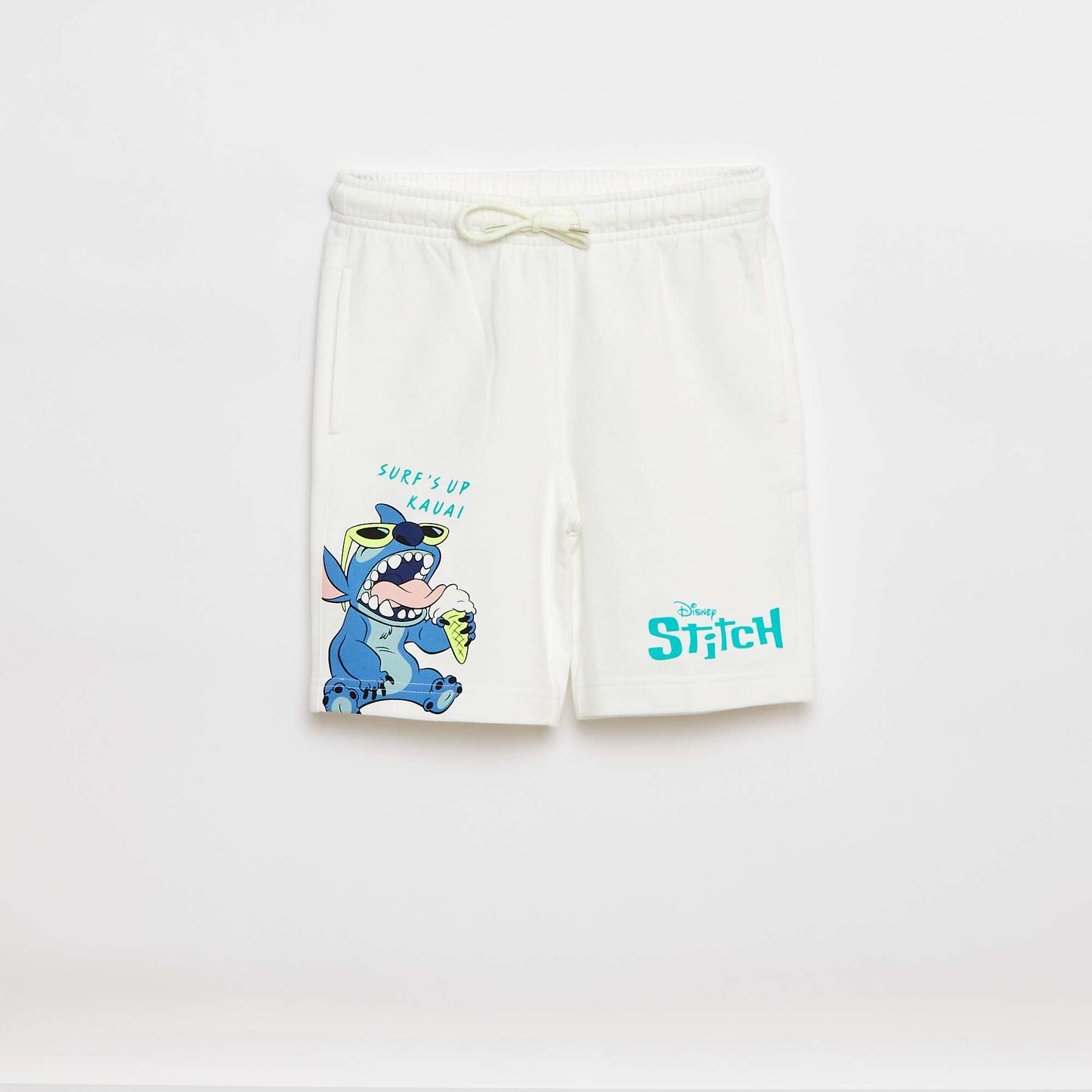 Ensemble t-shirt + short 'Stitch' 'Disney' BLEU