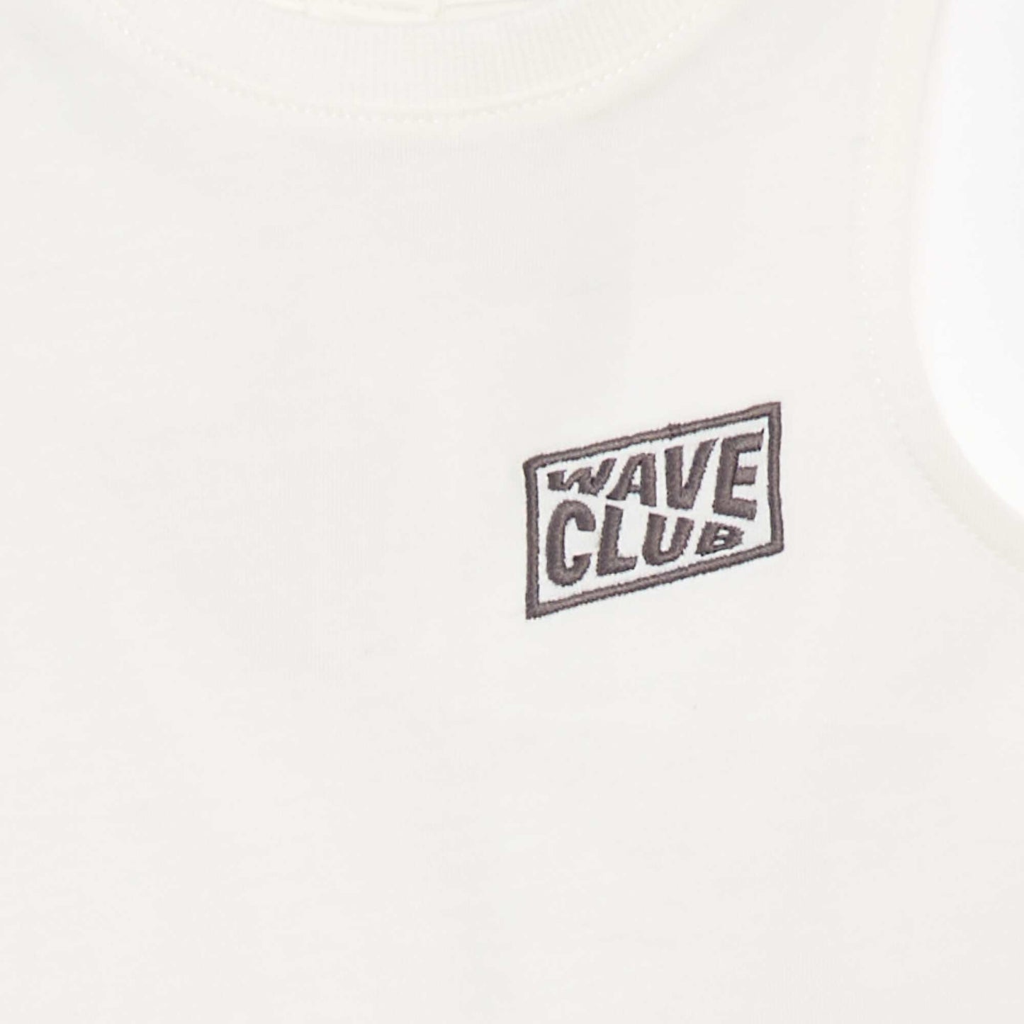 Débardeur avec broderie BLANC