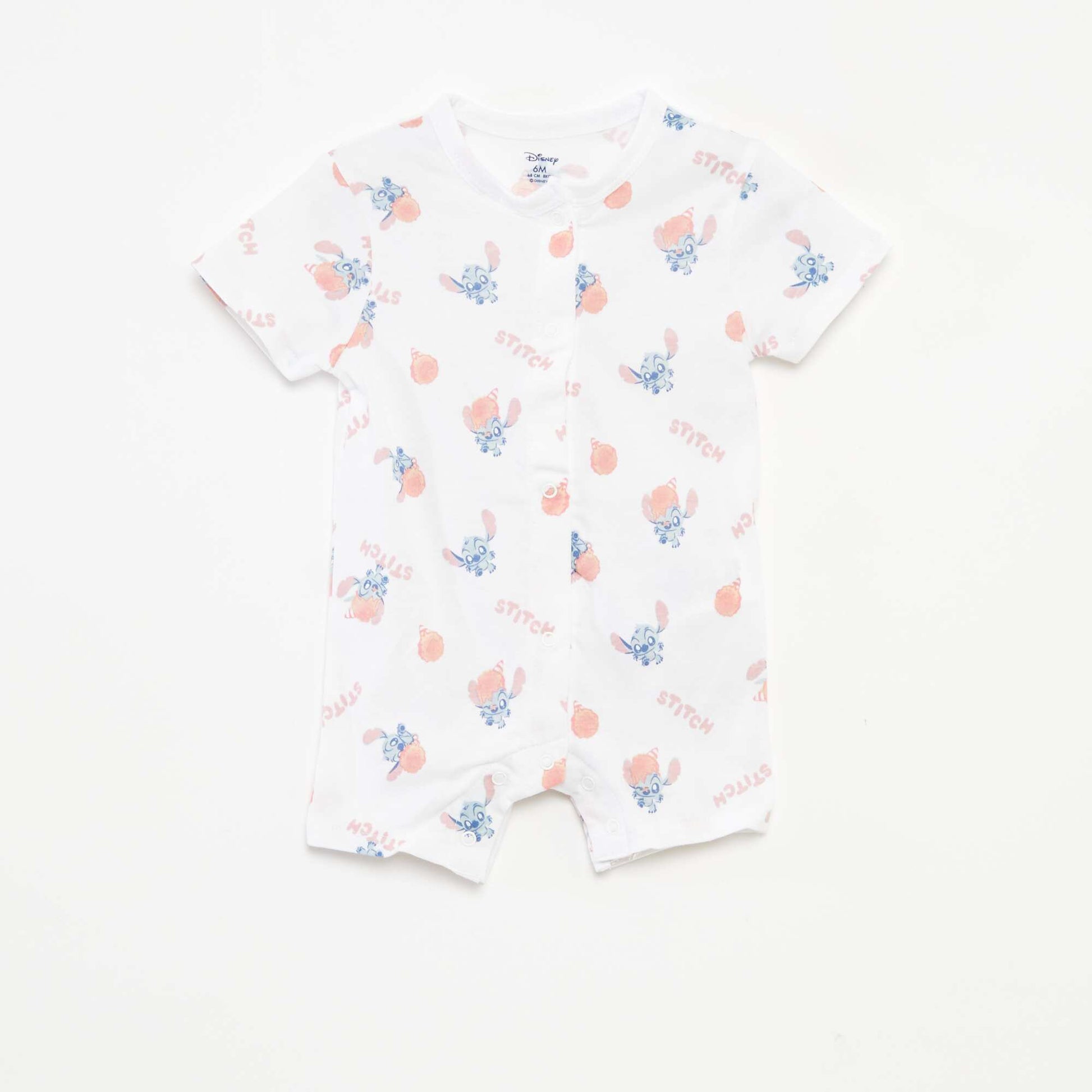 Lot de 2 barboteuses à manches courtes 'Disney' ROSE