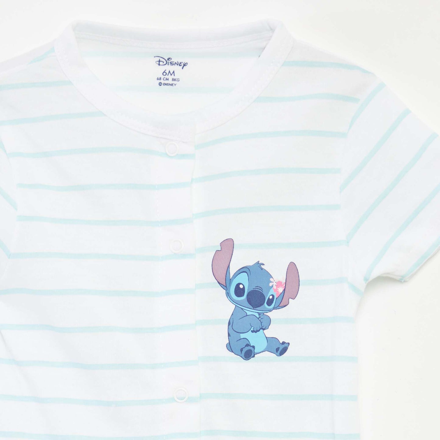 Lot de 2 barboteuses à manches courtes 'Disney' BLEU