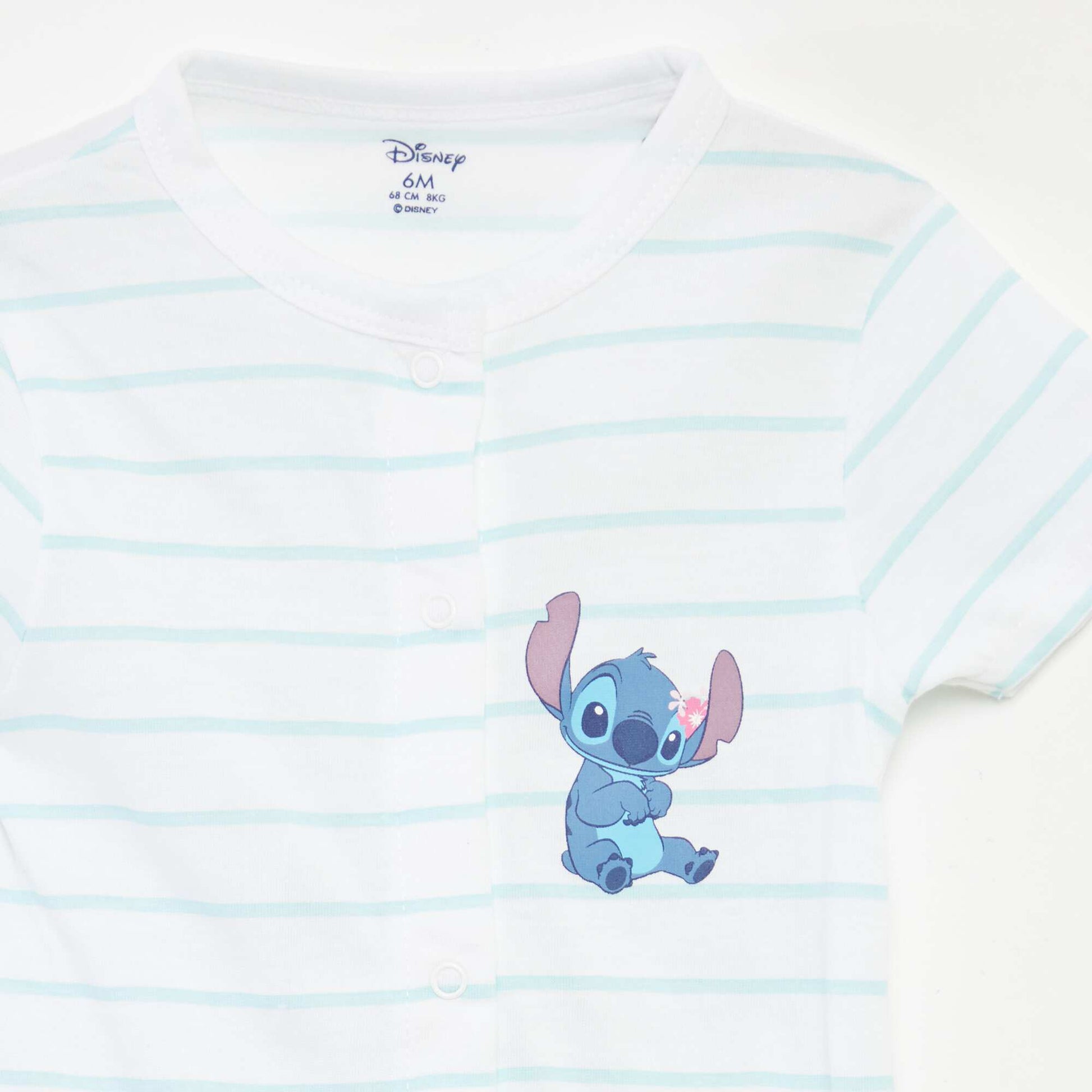 Lot de 2 barboteuses à manches courtes 'Disney' BLEU