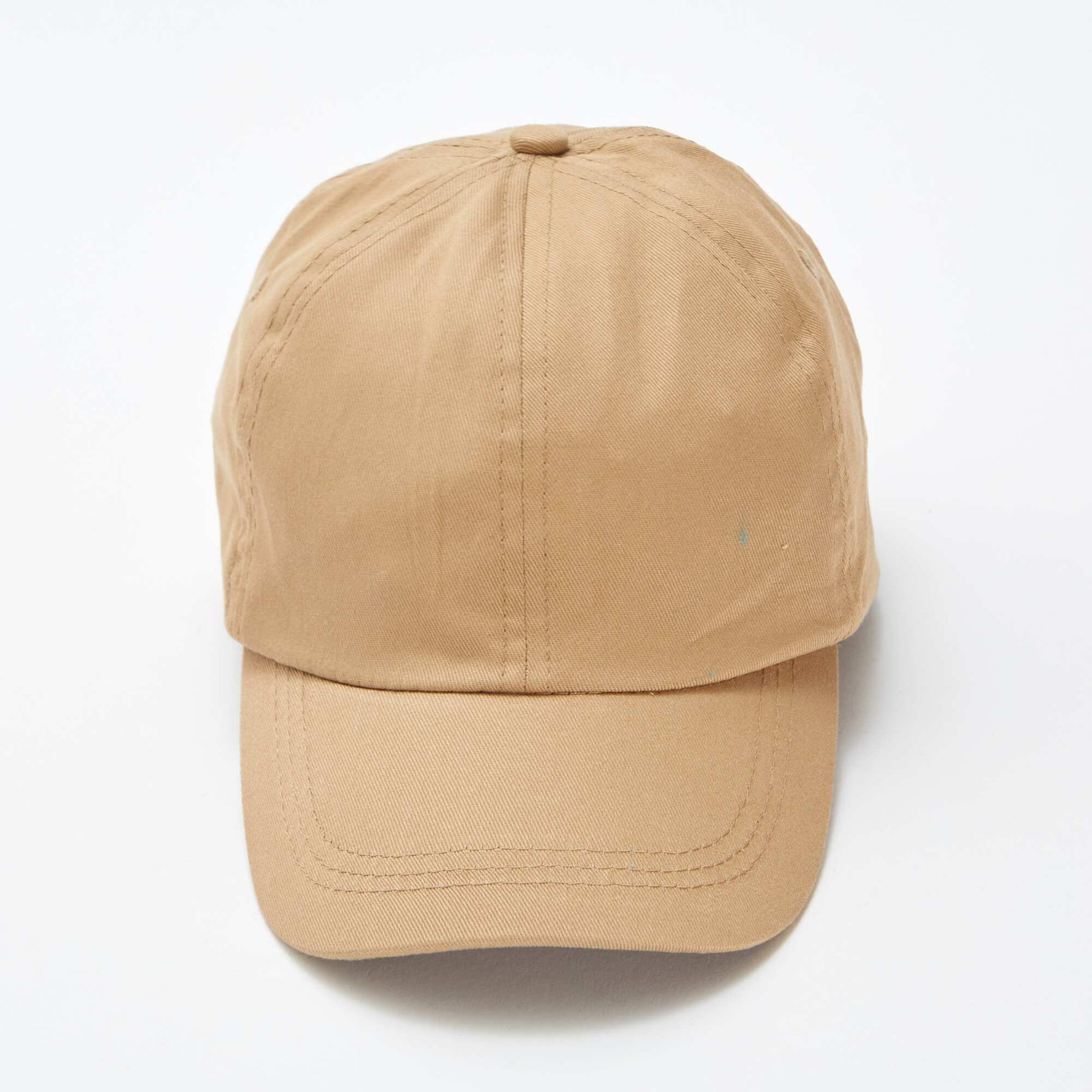 Casquette uni en coton MARRON