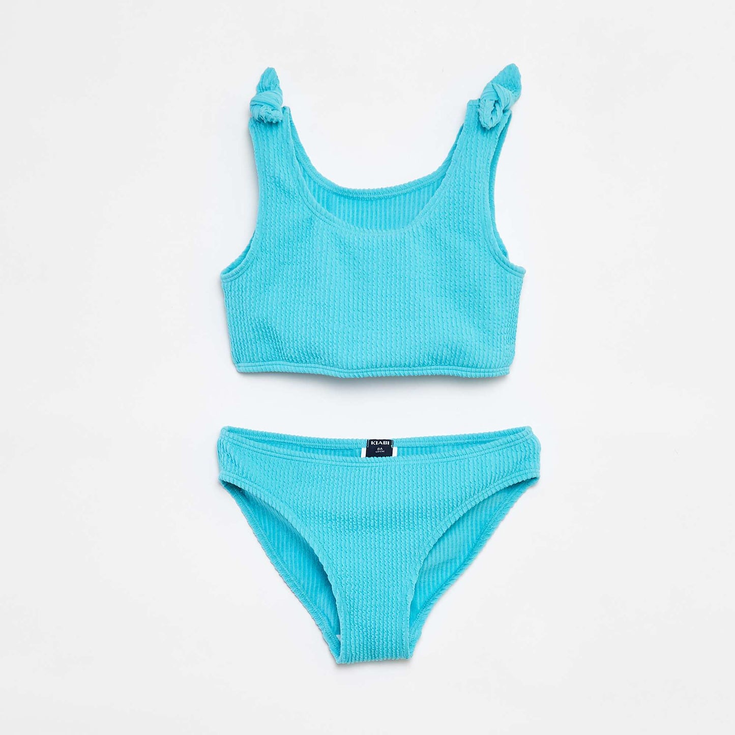 Maillot de bain avec nœuds - 2 pièces BLEU