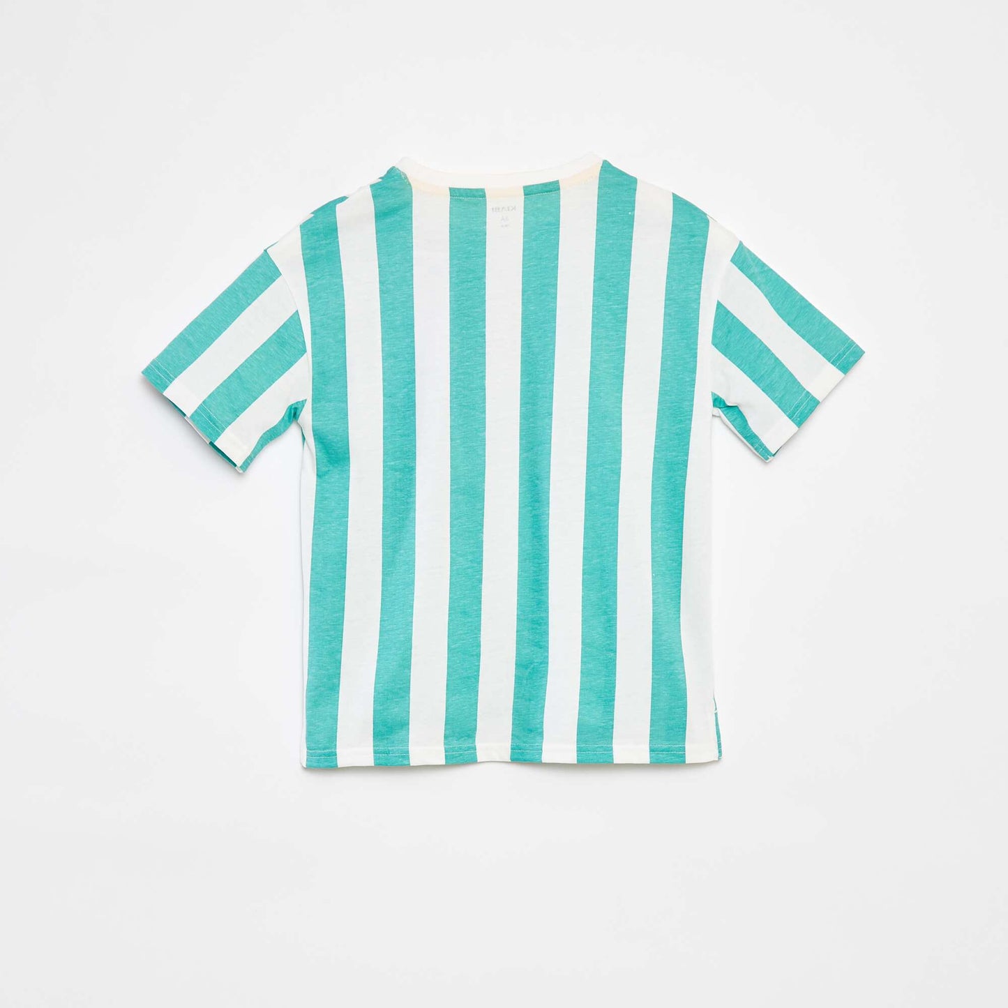 T-shirts loose imprimé manches courtes - Dos rallongé VERT