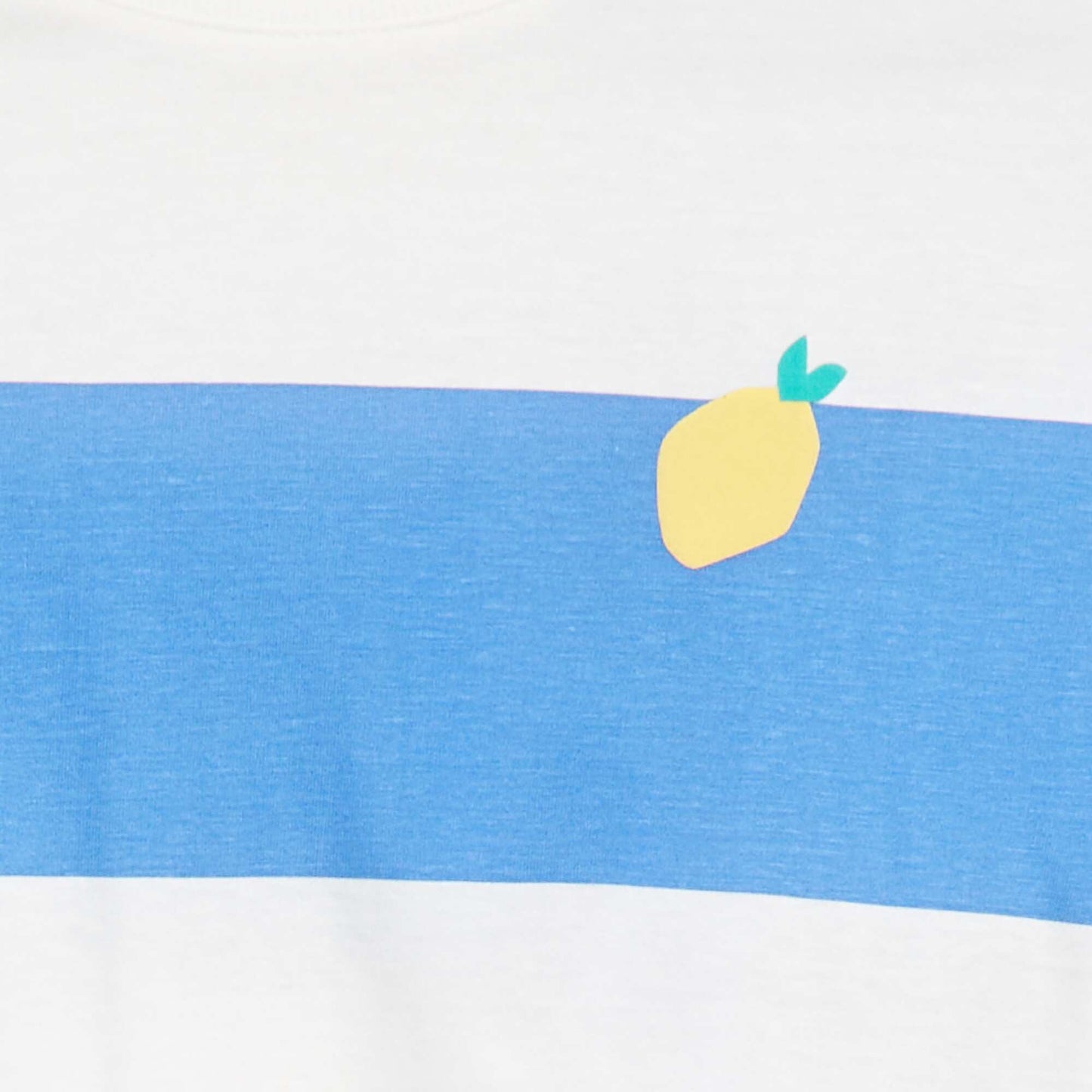 T-shirt imprimé  avec base à nouer BLEU
