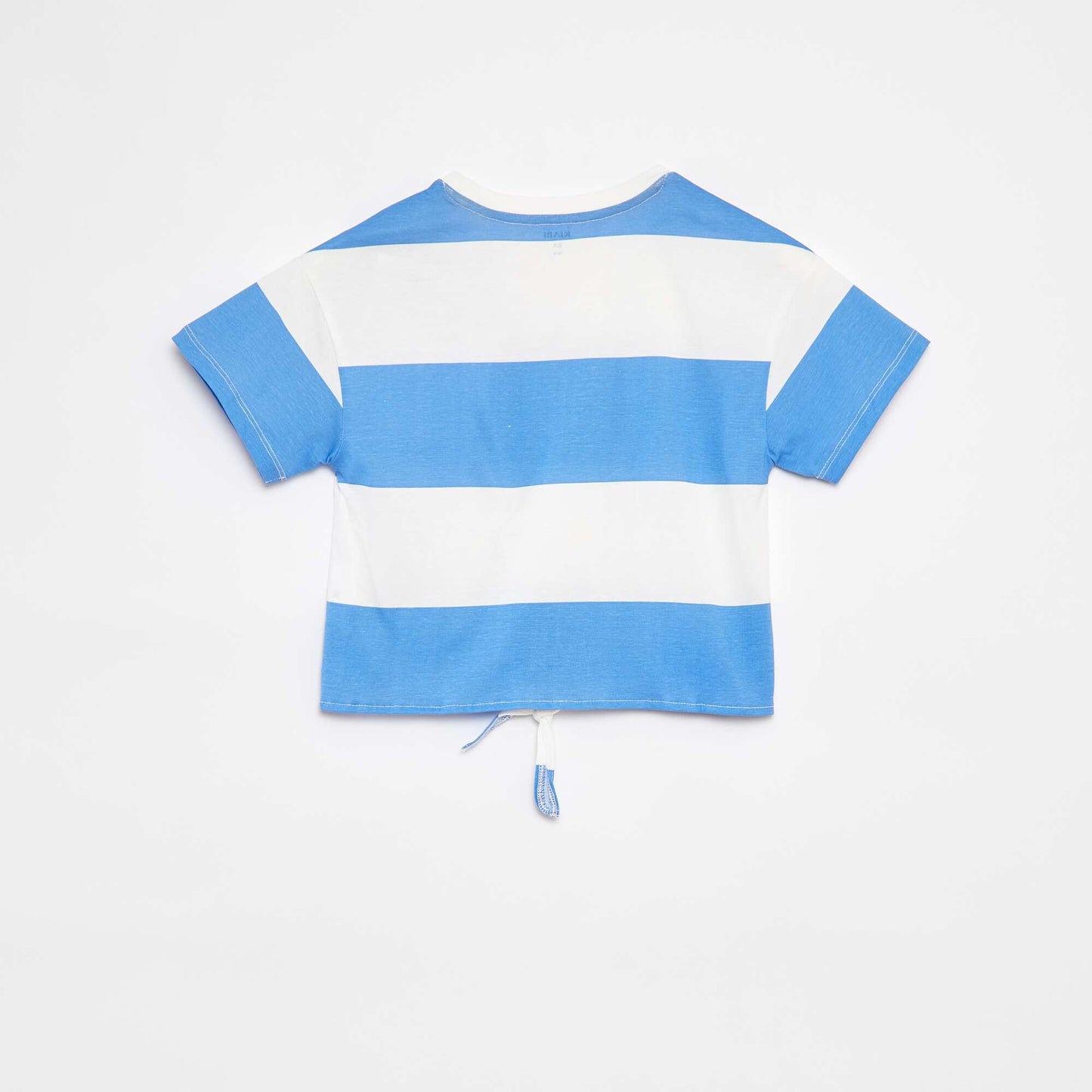 T-shirt imprimé  avec base à nouer BLEU