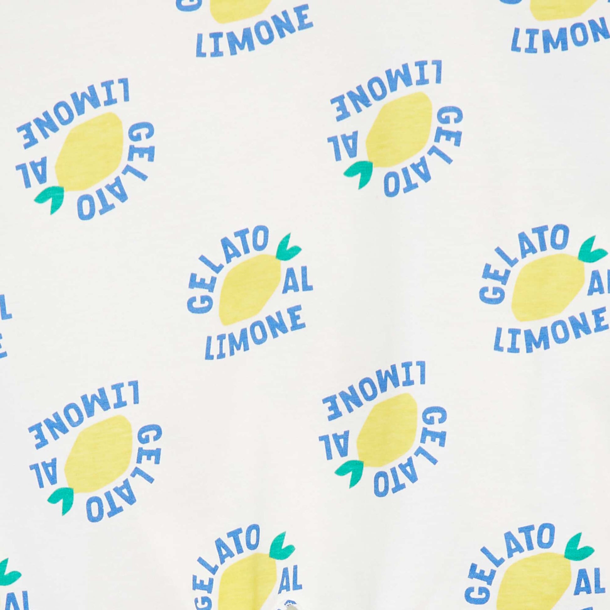 T-shirt imprimé  avec base à nouer BLANC