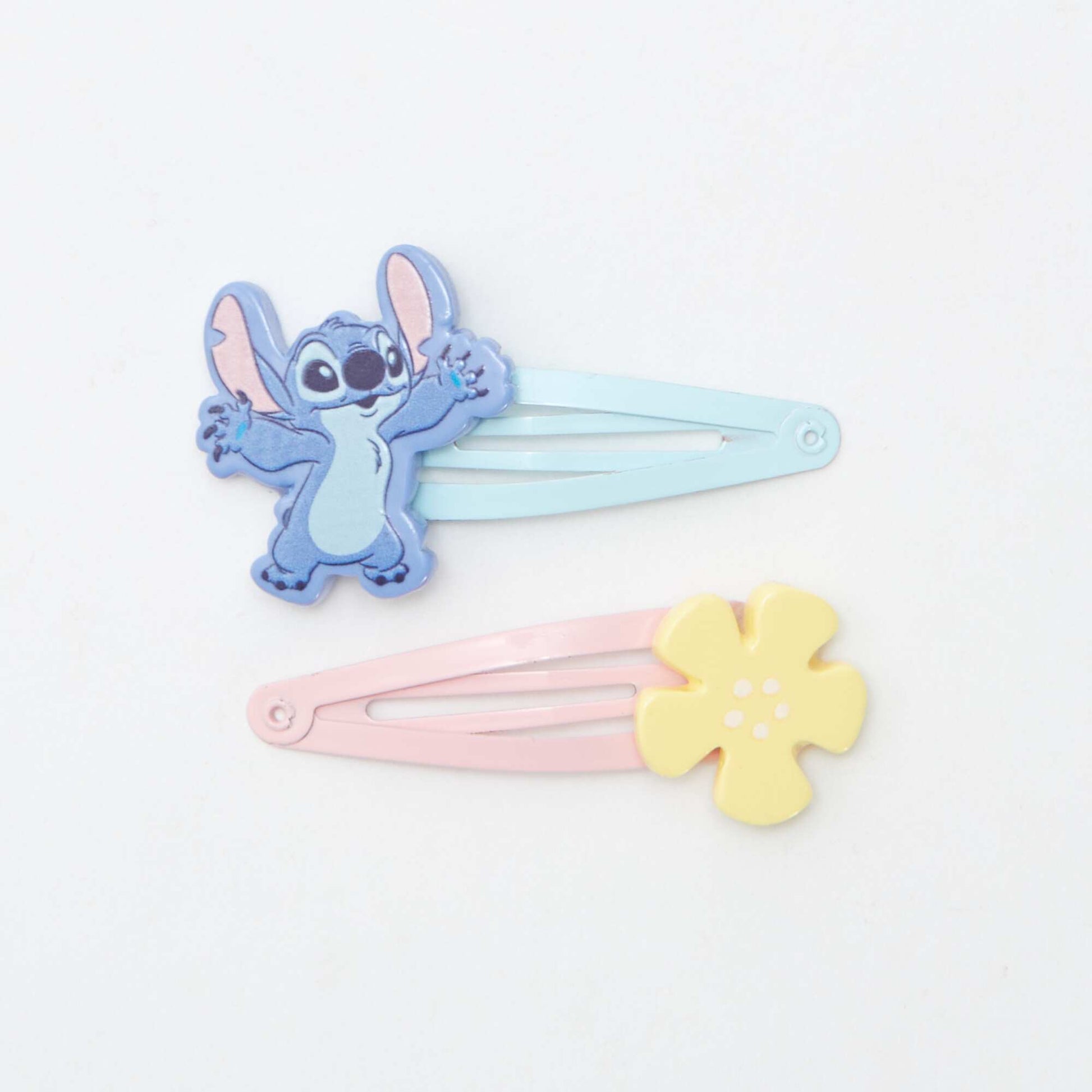 Lot de 4 pinces 'Stitch' BLEU