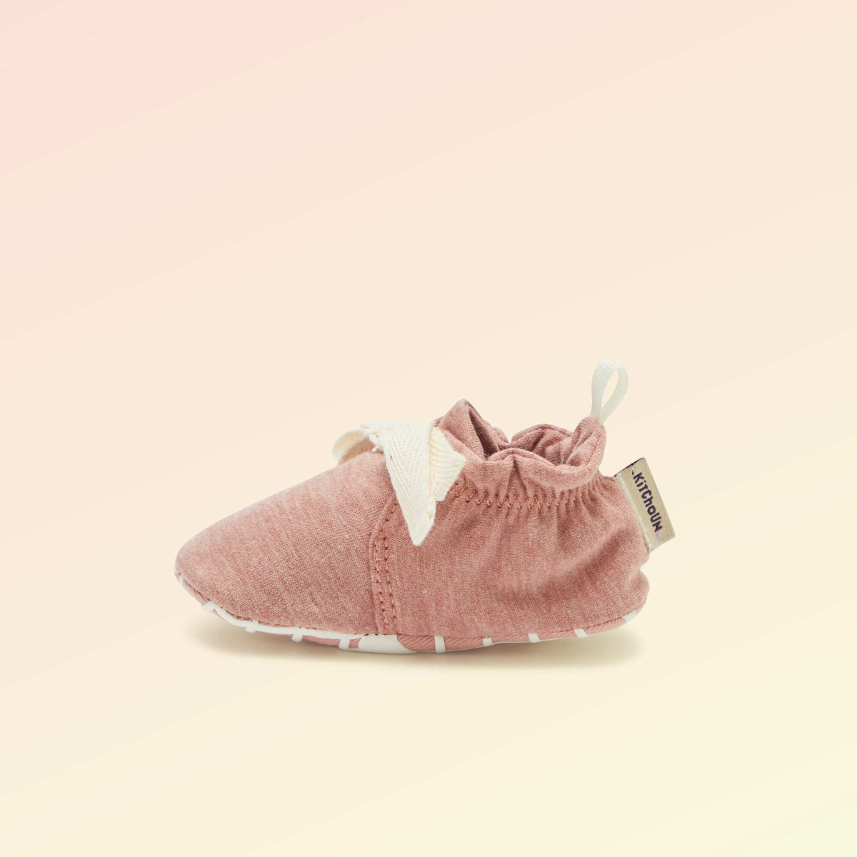 Chaussons motricité 1 'se retourner' - Kitchoun ROSE