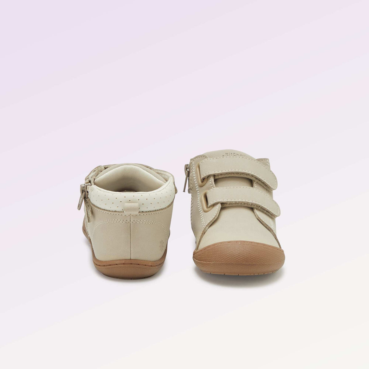 Chaussures motricité 3 '1ers pas' - Kitchoun BEIGE