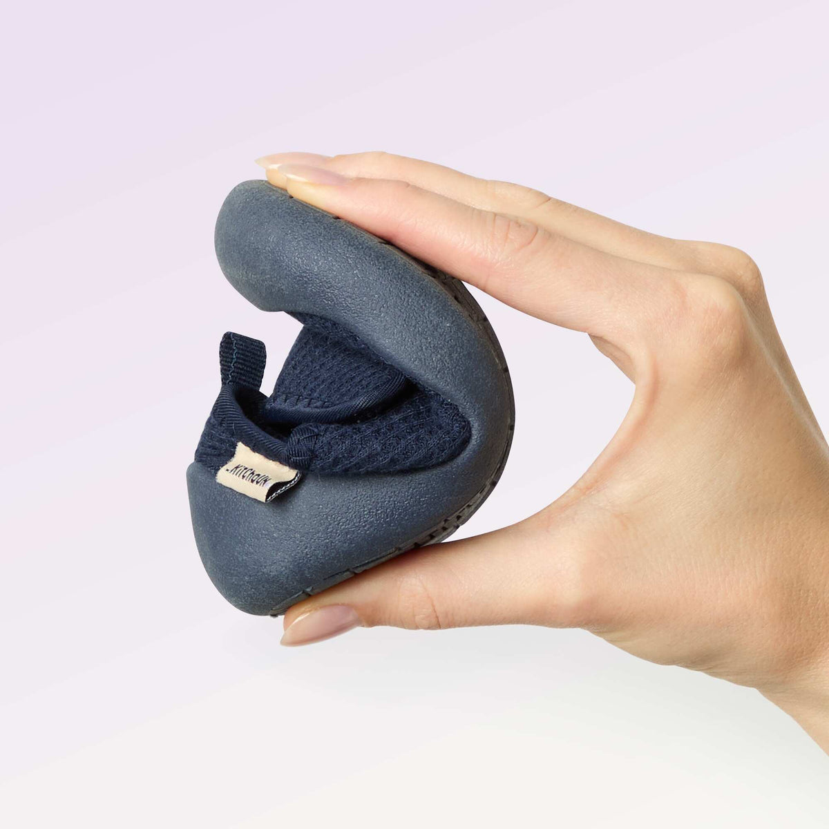 Chaussons motricité 3 '1ers pas' - Kitchoun BLEU
